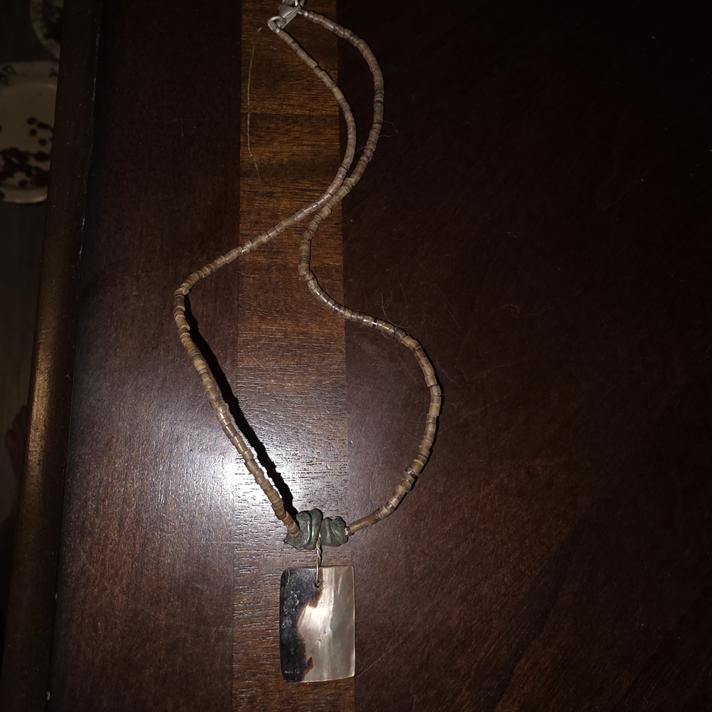 Sterling Silver Beaded Necklace With Stunning African Bead Bracelet - Picture 10 of 13